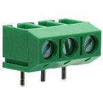 CamBlock Plus CTBP5050/3 5mm 90Deg Low Profile Terminal Block 3 Pole - Green