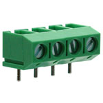 CamBlock Plus CTBP5050/4 5mm 90Deg Low Profile Terminal Block 4 Pole - Green