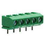 CamBlock Plus CTBP5050/5 5mm 90Deg Low Profile Terminal Block 5 Pole - Green