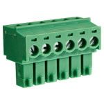 CamBlock Plus CTBP92HE/6 3.81mm Pluggable Female T/Block Horiz 6 Pole