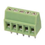 TruConnect 2.54mm Low Profile 5 Way Terminal Block