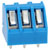 TruConnect 213941 5mm Low Profile 45 Degree 3 Way Terminal Block