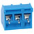 TruConnect 213941 5mm Low Profile 45 Degree 3 Way Terminal Block