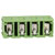 TruConnect 213972 7.5mm High Power 20A 4 Way Terminal Block