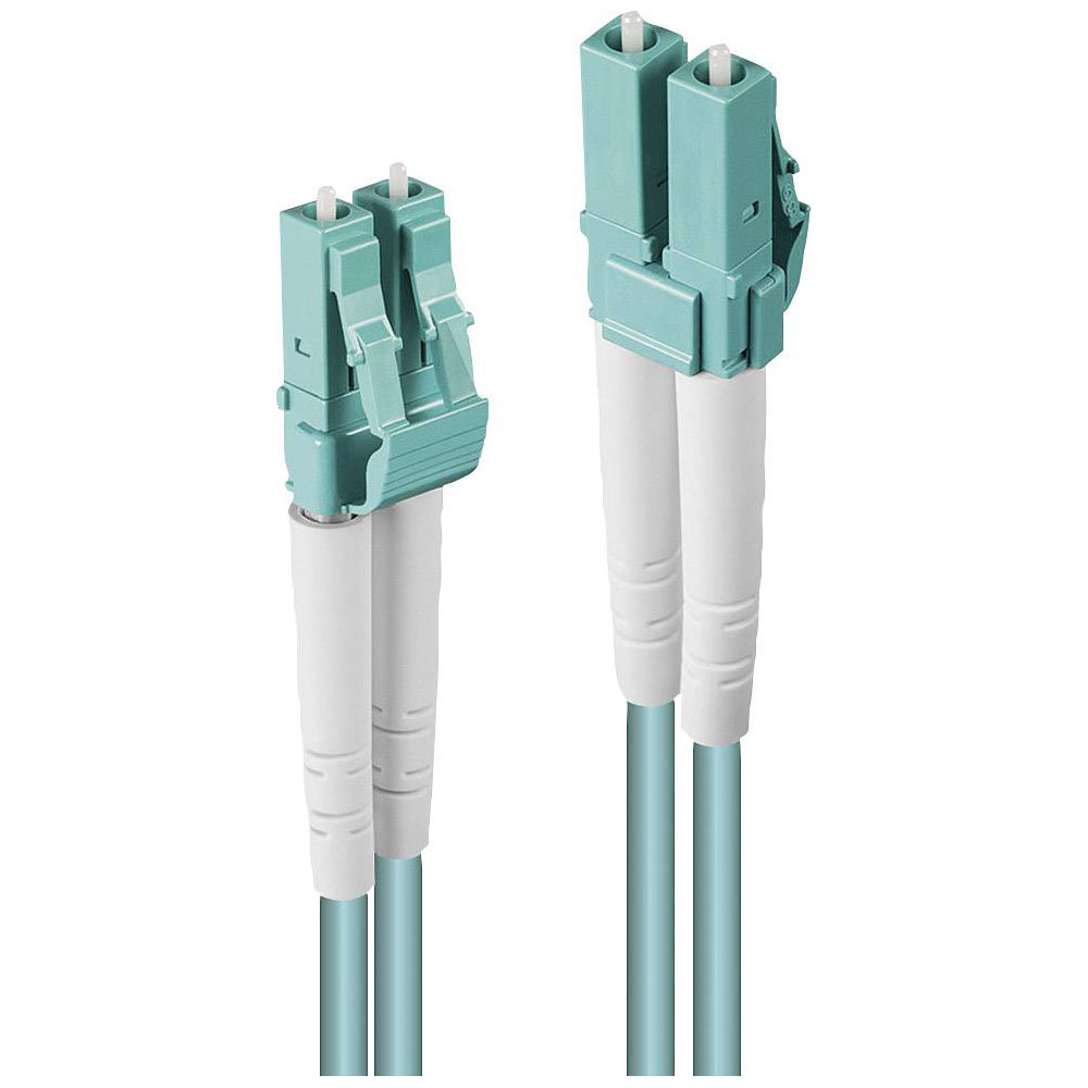 LINDY 46403 LC to LC OM3 Multimode 50/125 Duplex Fiber Optic Patch ...