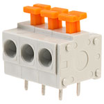 CamdenBoss CSTBV1/3 3 Way 10A 5mm Screwless Terminal Block