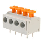 CamdenBoss CSTBV2/4 4 Way 10A 5.08mm Screwless Terminal Block