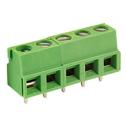 CamdenBoss CTB0500/5 5 Way 14A Low Profile Terminal Block 5mm Pitch