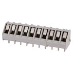 CamdenBoss CTB3000/10 10 Way 24A Low Profile 45° Terminal Block 5mm Pitch