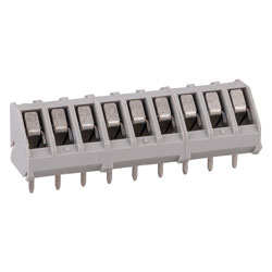 CamdenBoss CTB3008/9 9 Way 24A Low Profile 45° Terminal Block 5.08mm Pitch