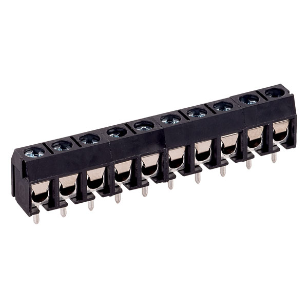 CamdenBoss CTB5201/10BK 10 Way 16A Low Profile Terminal Block 5mm Pitch ...