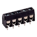 CamdenBoss CTB5201/5BK 5 Way 16A Low Profile Terminal Block 5mm Pitch