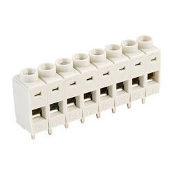 CamdenBoss CTB7000/8 8 Way 22A Rising Clamp Terminal Block 5mm Pitch