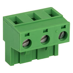 CamdenBoss CTB9408/3 3 Way 12A Pluggable Terminal Block Free Plug 7.62mm Pitch