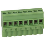 TruConnect 215366 5.08mm Female Pluggable Vertical 8 Way Terminal Block