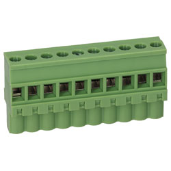 TruConnect 215368 5.08mm Female Pluggable Vertical 10 Way Terminal Block