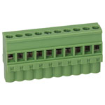 TruConnect 215368 5.08mm Female Pluggable Vertical 10 Way Terminal Block