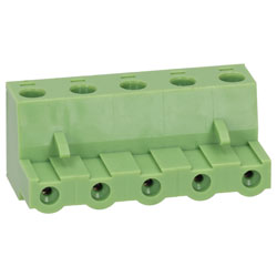 TruConnect 7.5mm Female Pluggable Horizontal 5 Way Terminal Block