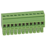 TruConnect 215385 3.5mm Female Pluggable Vertical 11 Way Terminal Block