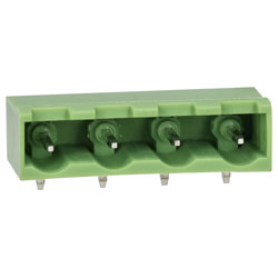 TruConnect 7.5mm Header Right Angle Closed 4 Way Terminal Block