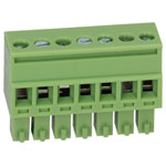 TruConnect 215412 3.81mm Female Pluggable Vertical 7 Way Terminal Block