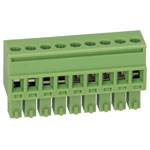 TruConnect 215414 3.81mm Female Pluggable Vertical 9 Way Terminal Block