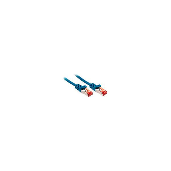 LINDY 47355 RJ45 Network cable, patch cable CAT 6 S/FTP 3.00 m Blu...