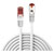 LINDY 47386 RJ45 Network cable, patch cable CAT 6 S/FTP 5.00 m White 1 pc(s)