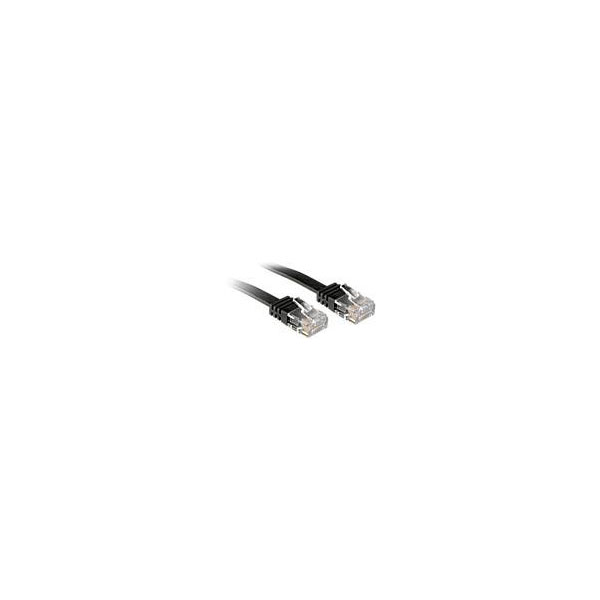 LINDY 47521 RJ45 Network cable, patch cable CAT 6 U/UTP 1.00 m Bla...