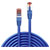 LINDY 47716 RJ45 Patch Cable CAT 6 S/FTP 0.5m Blue Snagless