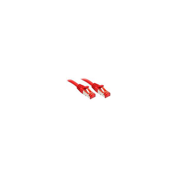 LINDY 47735 RJ45 Network cable, patch cable CAT 6 S/FTP 3.00 m Red...