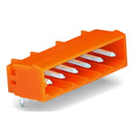 WAGO 231-540/001-000 MCS MIDI 10 Pole 12A 5.08mm Closed Horiz PCB Header Orange