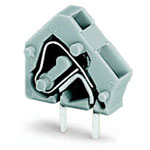 WAGO 236-744 1 Pole 5/5.08mm 24A 45° Stackable PCB Terminal Block Blue