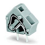 WAGO 236-754 1 Pole 7.5/7.62 mm 24A 45° Stackable PCB Terminal Block Blue
