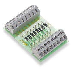 WAGO 289-101 Component Module with 8 Diodes No Carrier