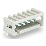 WAGO 733-364 4 Pole 2.5mm 6A MCS Horizontal Male Header Closed Light Grey