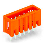 WAGO 734-240 10 Pole 3.81mm 10A MCS Vertical Male Header Closed Orange