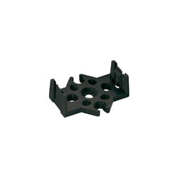 WAGO 770-625 Mounting Plate for Distribution Connector Black