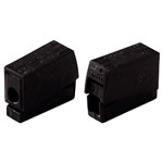 WAGO 224-104 1 Way Standard Lighting Connector 24A Black