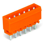 WAGO 231-335/001-000 MCS MIDI 5 Pole 12A 5.08mm Vertical PCB Header Orange