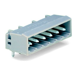 WAGO 231-438/001-000 MCS MIDI 8 Pole 12A 5mm Closed Horiz PCB Header Grey