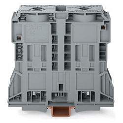 WAGO 285-1185 2 Conductor 353A Side Entry Through Terminal Block Grey