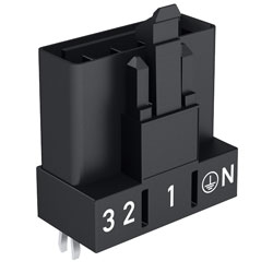 WAGO 890-815 5 Pole 16A 4.4mm PCB Mount Plug Straight Black