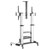 LogiLink BP0084 TV Trolley 60-100 inch Height Adjustable 100kg Floor Stand