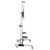 LogiLink BP0084 TV Trolley 60-100 inch Height Adjustable 100kg Floor Stand