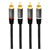 LogiLink CA1204 RCA Audio/phono Cable 2.0 m Black Shielded, Colour-coded