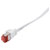 LogiLink CF2021S RJ45 Network Cable CAT 6 U/FTP 0.50m White Gold Plated Connects