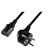 LogiLink CP095 Power Cable CEE 7/7 Angled to IEC C13 Straight 3m Black