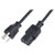 LogiLink CP099 Current Cable [1x NEMA 5-15 plug - 1x IEC C13 plug] 1.80 m Black