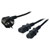 LogiLink CP101 Power Cable 1x PG Plug to 2x IEC C13 1.7m Black